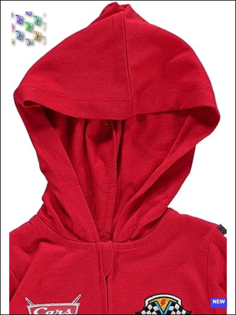 Toddler Boys Cars Cosplay Costume One-Piece Coverall Hooded Zip Up Jumpsuit